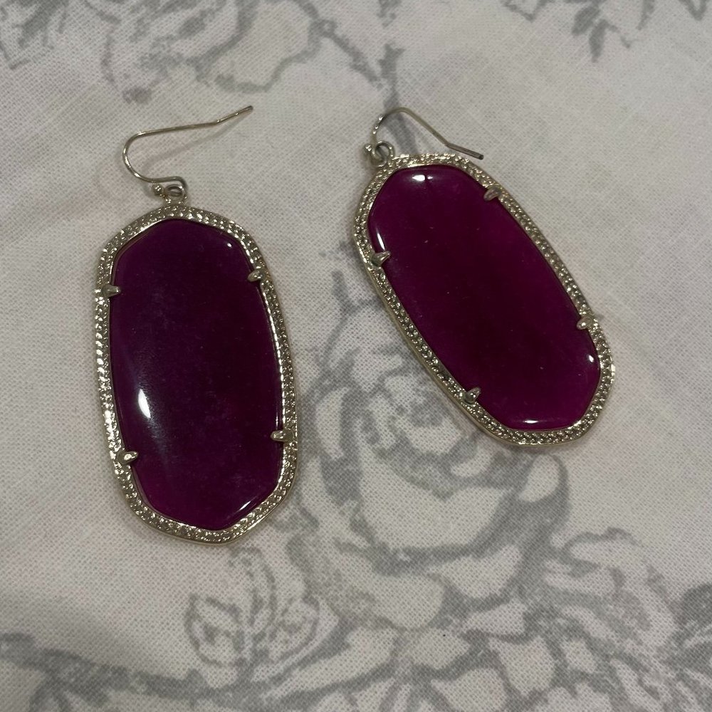 Kendra Scott Purple Earrings